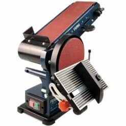FERM BGM1022 Ponceuse à Bande Stationnaire 350W
