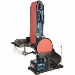 FERM BGM1022 Ponceuse à Bande Stationnaire 350W 9 FERM BGM1022 Ponceuse à Bande Stationnaire 350W -Eurosanit Soldes 10644582 3