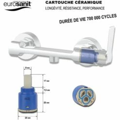 EUROSANIT Mitigeur De Douche Koncerto Chromé -Eurosanit Soldes 11164541 3