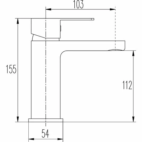 EUROSANIT Mitigeur De Lavabo Arte Chromé 6 EUROSANIT Mitigeur De Lavabo Arte Chromé – Image 4