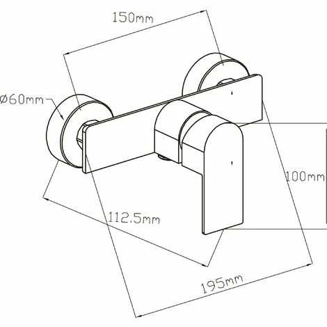 EUROSANIT Mitigeur De Douche Arte Chromé 7 EUROSANIT Mitigeur De Douche Arte Chromé – Image 5