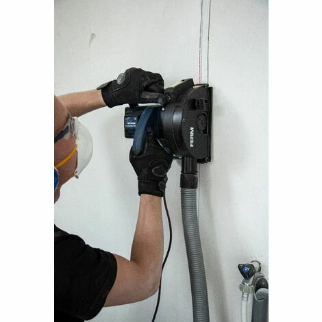 FERM WSM1009 Rainureuse 1700W 125mm - Laser - Incl. 2 Lames Diamant Et Adaptateur D'aspirateur 6 FERM WSM1009 Rainureuse 1700W 125mm - Laser - Incl. 2 Lames Diamant Et Adaptateur D'aspirateur – Image 4