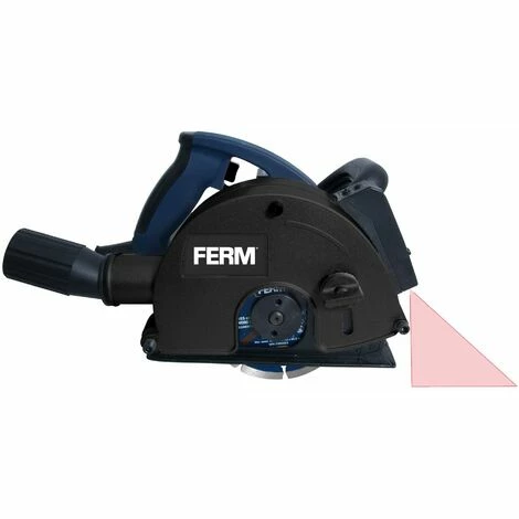 FERM WSM1009 Rainureuse 1700W 125mm - Laser - Incl. 2 Lames Diamant Et Adaptateur D'aspirateur 7 FERM WSM1009 Rainureuse 1700W 125mm - Laser - Incl. 2 Lames Diamant Et Adaptateur D'aspirateur – Image 5