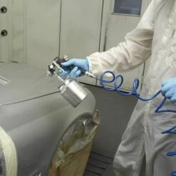 FERM ATM1040 Pistolet à Peinture Avec Récipient