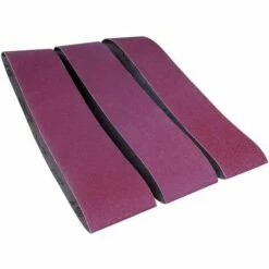FERM BGA1060 Bandes Abrasives 915x100 Mm 3x G100 - Pour Ponceuse à Bande