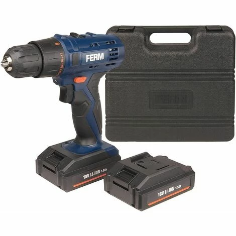 FERM CDM1120 Perceuse Sans Fil Li-ion 18V 1,5Ah - 2 Batteries 4 FERM CDM1120 Perceuse Sans Fil Li-ion 18V 1,5Ah - 2 Batteries – Image 2