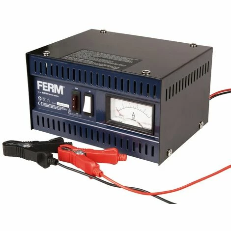 FERM BCM1021 Chargeur De Batterie En Métal 5A 6/12V 3 FERM BCM1021 Chargeur De Batterie En Métal 5A 6/12V