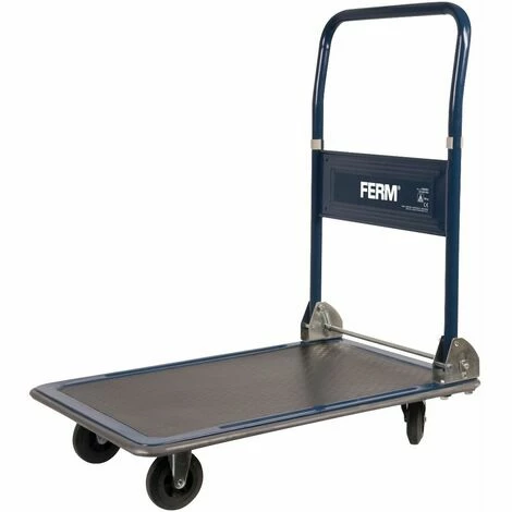 FERM TTM1027 Chariot à Plateforme Max. 150Kg - Pliable - Surface En Caoutchouc - Bords En Caoutchouc 3 FERM TTM1027 Chariot à Plateforme Max. 150Kg - Pliable - Surface En Caoutchouc - Bords En Caoutchouc
