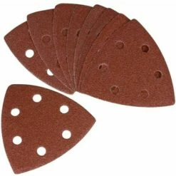 FERM PSA1034 Papier Abrasif G120 (10 Pcs) - Pour Ponceuse Delta Et Outil Multifonctions