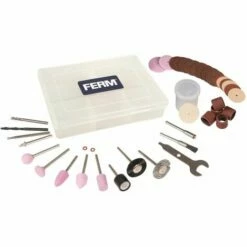FERM CTA1008 Set D'accessoires Pour Outil Rotatif Multifonctions 40 Pièces