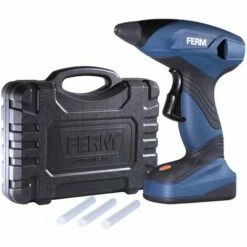 FERM GGM1003 Pistolet à Colle 7.2V