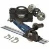 FERM CSM1043_S Scie Circulaire De Précision 500W - Avec 3 Lames Et 2 Guides Parallèles Inclus