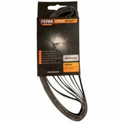 FERM EFA1003 Bandes Abrasives 10mm - 8 Pcs Pour Ponceuse EFM1001