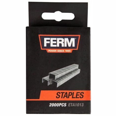 FERM ETA1013 Agrafes 10mm, Forme U, 2000 Pièces 6 FERM ETA1013 Agrafes 10mm, Forme U, 2000 Pièces – Image 4