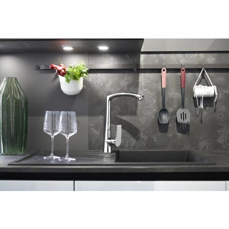 Mitigeur D'évier Haut NATAM By Eurosanit Chromé 4 Mitigeur D'évier Haut NATAM By Eurosanit Chromé – Image 2