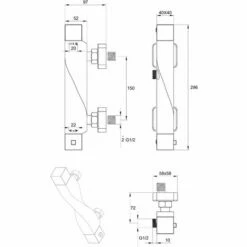 EUROSANIT Mitigeur Thermostatique De Douche TARIJA -Eurosanit Soldes 20346923 4