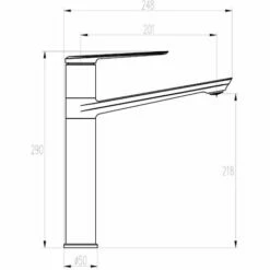 Mitigeur D’évier Haut TICHA By Eurosanit 11 Mitigeur D’évier Haut TICHA By Eurosanit -Eurosanit Soldes 23775329 5