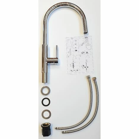 Mitigeur D’évier Haut ILHEA By Eurosanit Chromé 7 Mitigeur D’évier Haut ILHEA By Eurosanit Chromé – Image 5