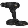 FERM CDM1147P Perceuse Sans Fil à Percussion 20V - 2 Batteries 2.0Ah Li-Ion -Eurosanit Soldes 28881043 1
