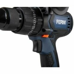 FERM CDM1138 Perceuse à Percussion Sans Balais De Charbon 20V - 2.0Ah Li-Ion -Eurosanit Soldes 28881046 5