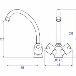 EUROSANIT Mélangeur D'évier NF Ania Chromé 7 EUROSANIT Mélangeur D'évier NF Ania Chromé -Eurosanit Soldes 4681365 3