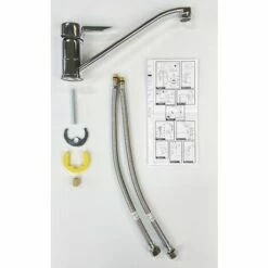 EUROSANIT Mitigeur D'évier Bas NF Alto Chromé -Eurosanit Soldes 4681375 3