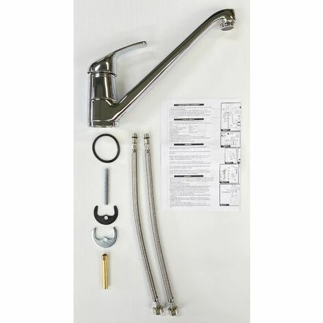 EUROSANIT Mitigeur D'évier Bas Fango Chromé 6 EUROSANIT Mitigeur D'évier Bas Fango Chromé – Image 4