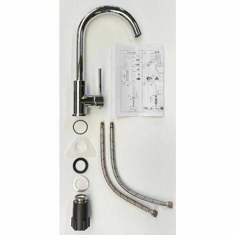 EUROSANIT Mitigeur D'évier Haut Cordoba Chromé 6 EUROSANIT Mitigeur D'évier Haut Cordoba Chromé – Image 4