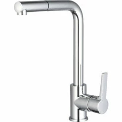 EUROSANIT Mitigeur D'évier Haut à Douchette Gange Chromé