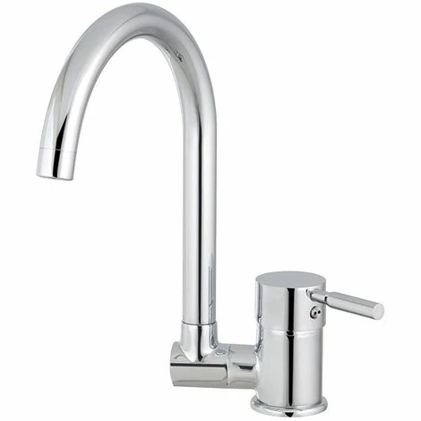 EUROSANIT Mitigeur D'évier à Bec Basculant Tamise Chromé 3 EUROSANIT Mitigeur D'évier à Bec Basculant Tamise Chromé