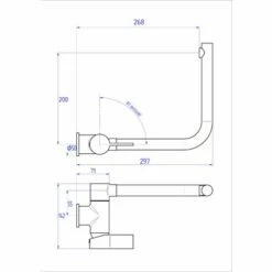 EUROSANIT Mitigeur D'évier à Bec Basculant Esperanza Inox Brossé -Eurosanit Soldes 4681404 4