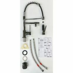 EUROSANIT Mitigeur D'évier Chef Double Sorties à Douchette Oasis Chromé 11 EUROSANIT Mitigeur D'évier Chef Double Sorties à Douchette Oasis Chromé -Eurosanit Soldes 4681406 5