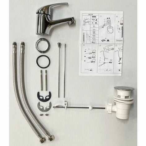 EUROSANIT Mitigeur De Lavabo Siesta Chromé 5 EUROSANIT Mitigeur De Lavabo Siesta Chromé – Image 3