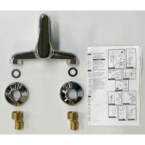 EUROSANIT Mitigeur De Bain-douche Siesta Chromé 5 EUROSANIT Mitigeur De Bain-douche Siesta Chromé – Image 3