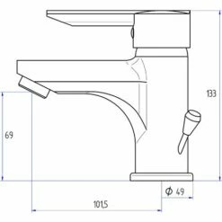 EUROSANIT Mitigeur De Lavabo NF Alto Chromé 8 EUROSANIT Mitigeur De Lavabo NF Alto Chromé -Eurosanit Soldes 4681435 3