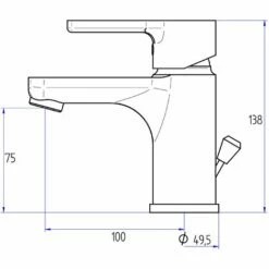 EUROSANIT Mitigeur De Lavabo NF Columbia Chromé 8 EUROSANIT Mitigeur De Lavabo NF Columbia Chromé -Eurosanit Soldes 4681441 3
