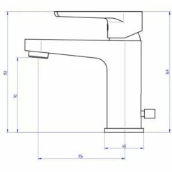 EUROSANIT Mitigeur De Lavabo Medson Chromé -Eurosanit Soldes 4681452 3