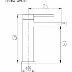 EUROSANIT Mitigeur De Lavabo Obera Chromé 11 EUROSANIT Mitigeur De Lavabo Obera Chromé -Eurosanit Soldes 4681462 5