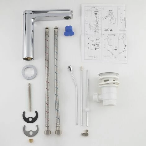 EUROSANIT Mitigeur De Lavabo Plata Chromé 6 EUROSANIT Mitigeur De Lavabo Plata Chromé – Image 4