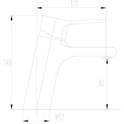 Mitigeur De Lavabo IMPACT By Eurosanit Chromé -Eurosanit Soldes 4681469 3