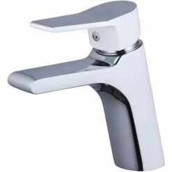 Mitigeur De Lavabo IMPACT By Eurosanit Chromé/blanc