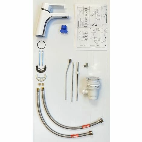 Mitigeur De Lavabo IMPACT By Eurosanit Chromé/blanc 5 Mitigeur De Lavabo IMPACT By Eurosanit Chromé/blanc – Image 3