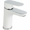 EUROSANIT Mitigeur De Lavabo Hauteur Medium Kevon Chromé/blanc