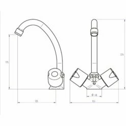 EUROSANIT Mélangeur De Lavabo NF Ania Chromé 7 EUROSANIT Mélangeur De Lavabo NF Ania Chromé -Eurosanit Soldes 4681479 3