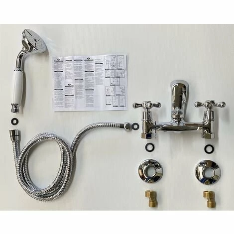 EUROSANIT Mélangeur De Bain-douche Fedleen Chromé 5 EUROSANIT Mélangeur De Bain-douche Fedleen Chromé – Image 3