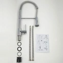 EUROSANIT Mitigeur D'évier Chef à Douchette Baya Chromé -Eurosanit Soldes 4681552 3