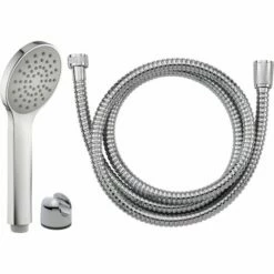 EUROSANIT Douchette 1 Jet économie D'eau Chromée Plata