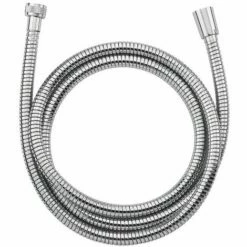 EUROSANIT Flexible NF Inox Double Agrafage Chromé Extensible Long.1.75 à 2.25 M