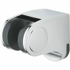 EUROSANIT Support De Douchette Mural à Crémaillère Abs Chromé