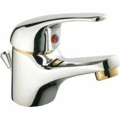 EUROSANIT Mitigeur De Lavabo Pola Chromé/or